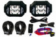 Kubota RTV 3w 2X2 A-Pillar Light Kit (1.75" Clamps) By Lazer Star Lights